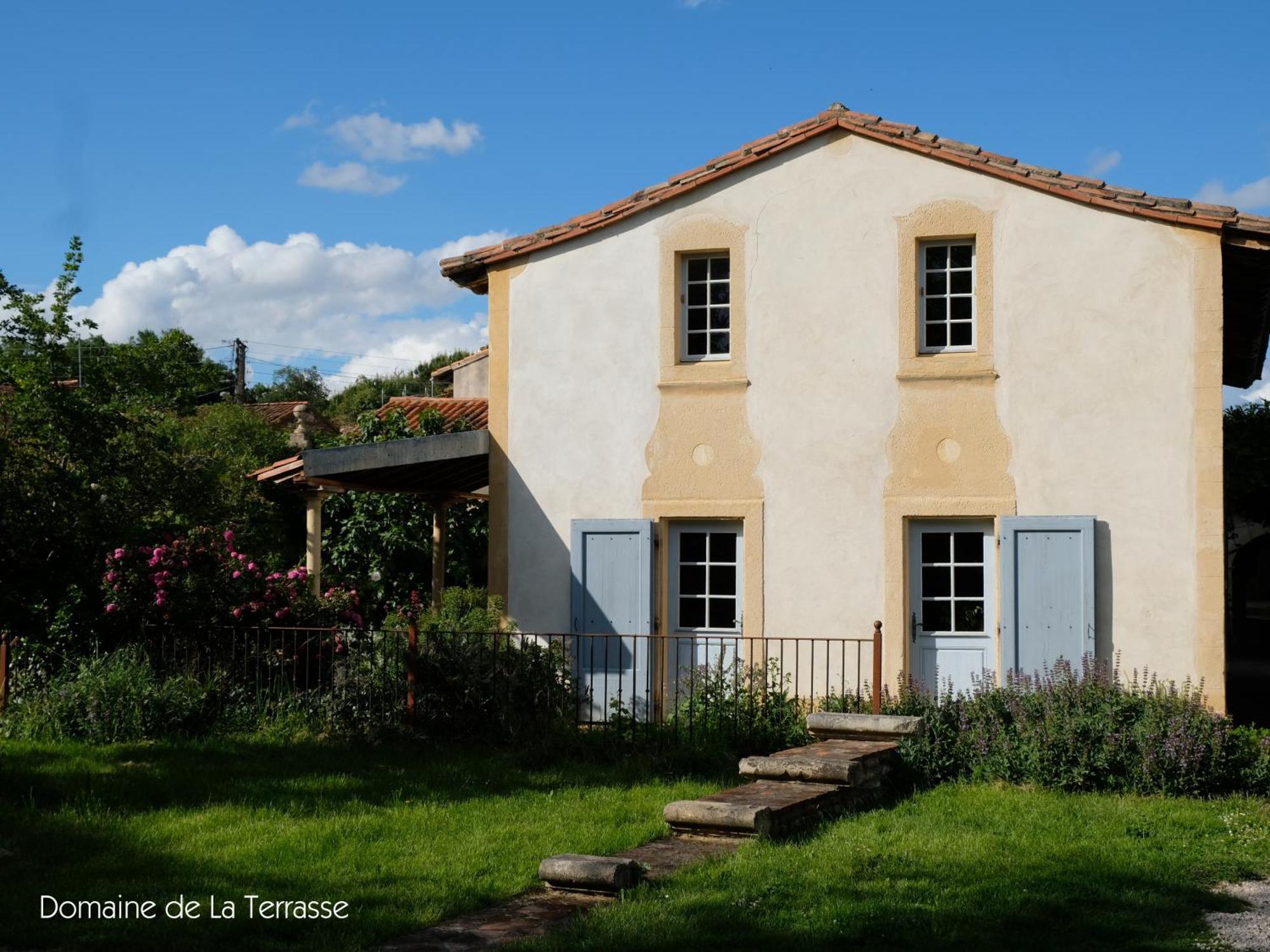 Domaine De La Terrasse Lägenhet Carbonne Exteriör bild